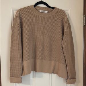 Aranbess Tan Women's Sweater